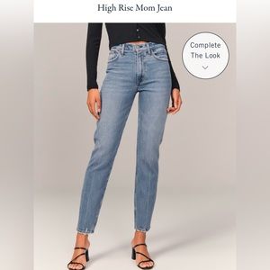 Abercrombie & Fitch High Rise Mom Jean